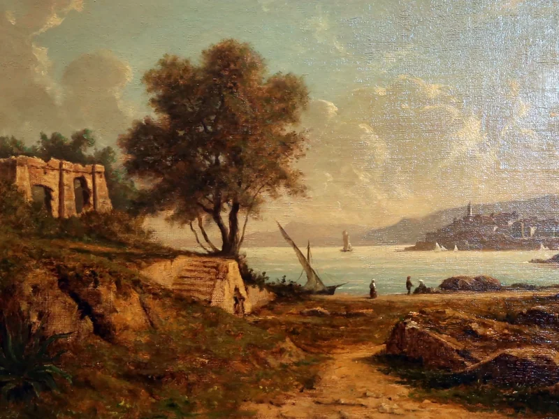 1808-Ferdinand Michel Storelli - Vista di Bastia